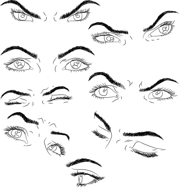 ayarla gözler: belirlenmesi, odak, rüyalar, ağrı, azim, korku, tatil