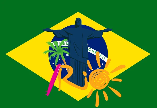 Esnaf rio 2016 Oyunlar ES'lerin 10. Spor kavram afiş. Brezilya