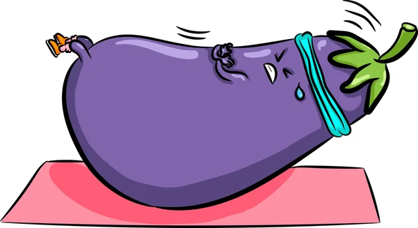 parlak patlıcan basın sallıyor