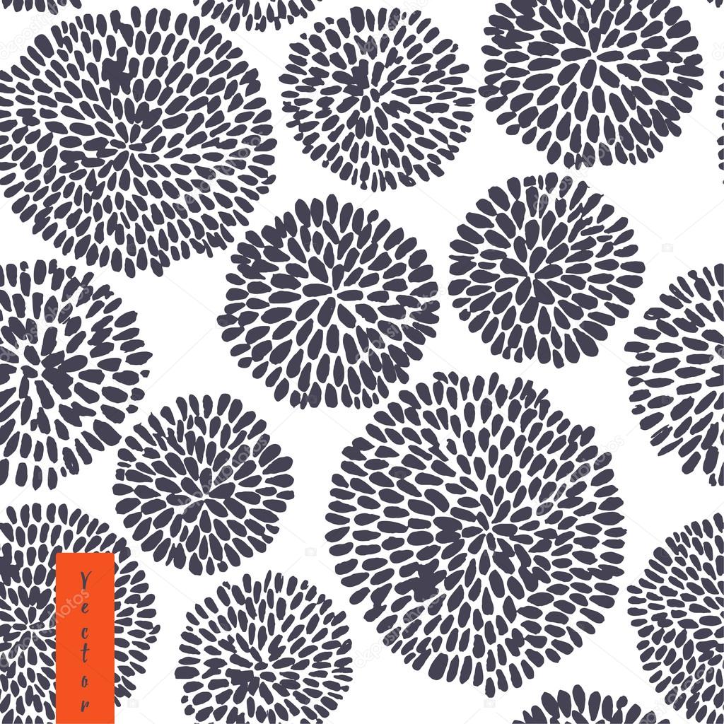 Von Hand Gezeichnetes Japanisches Blumenmuster Vektorgrafik Lizenzfreie Grafiken C Bigbadmutuh Yahoo Com 112201742 Depositphotos