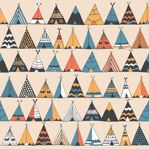 Teepee illustration in vector.