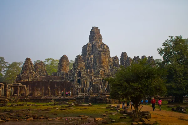 Angkor Thom - chrám Bayon — Stock fotografie