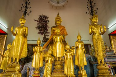Bangkok Tayland Tapınağı'nda Buda heykeli