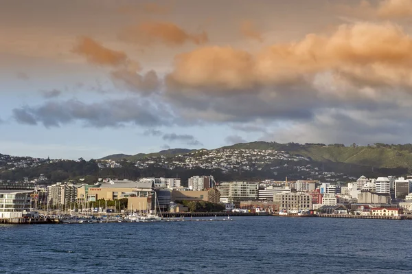 Wellington waterfront, north island of New Zealand — Stock Photo, Image