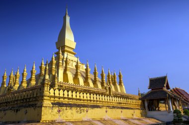 O Luang Stupa, landmark Vientiane, Lao Demokratik Halk Cumhuriyeti