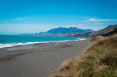 Kaikoura, engebeli sahil şeridi