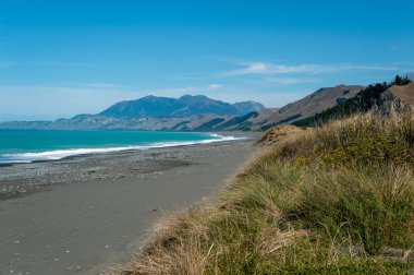 Kaikoura, engebeli sahil şeridi