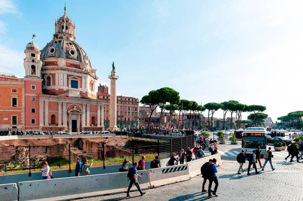 Rome Italië Oktober 2019 Oud Romeinse Opgravingen Kerk Van Heilige — Stockfoto