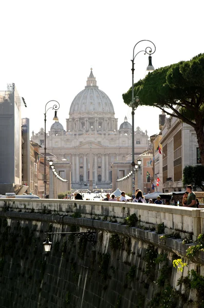 Vistas da Basílica de São Pedro Roma Itália — Fotografia de Stock