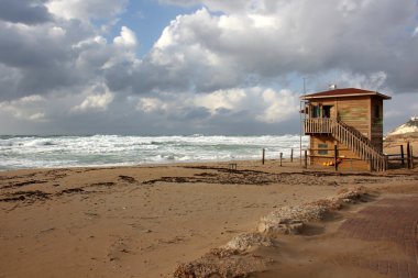 Akdeniz kıyısında