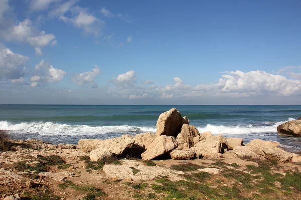 Orilla del Mar Mediterráneo — Foto de Stock