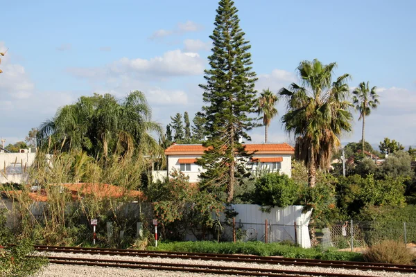 Ferrocarril en Israel — Foto de Stock