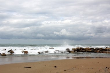 Akdeniz kıyısında