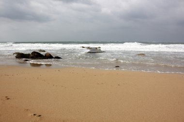 Akdeniz kıyısında