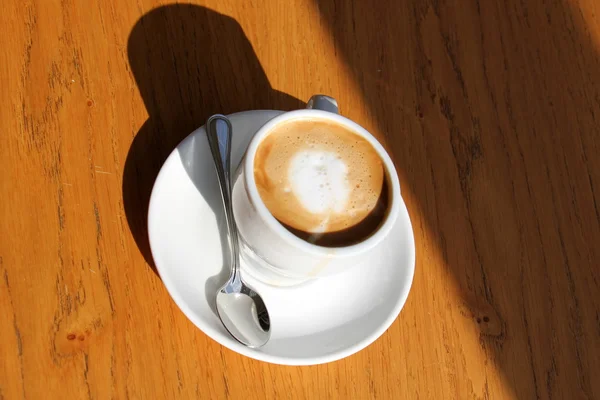 Una taza de café y capuchino — Foto de Stock