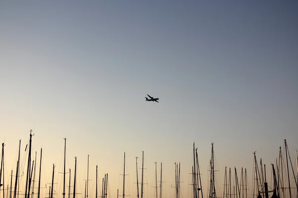 Mástil en el puerto de Tel - Aviv — Foto de Stock