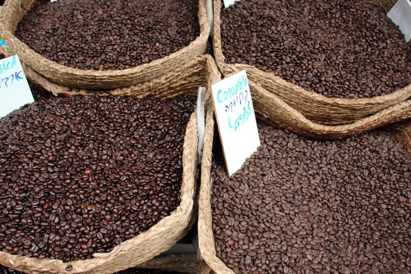 卖的咖啡豆 — 图库照片