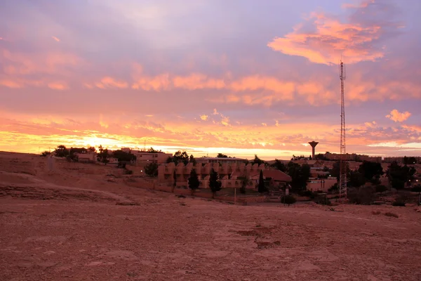 Cráter del atardecer Ramón — Foto de Stock