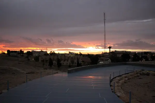 Sunset Crater Ramon — Φωτογραφία Αρχείου