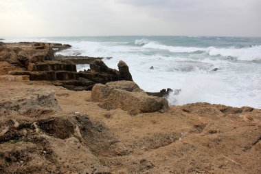 Akdeniz kıyısında