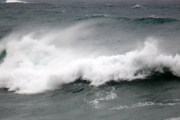 Tempestade no Mar Mediterrâneo — Fotografia de Stock