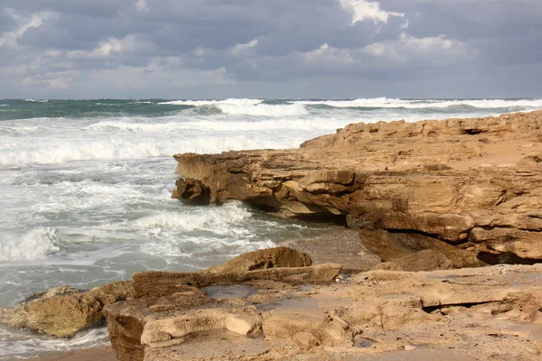 Orilla del Mar Mediterráneo — Foto de Stock