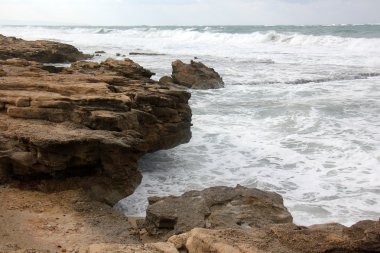 Deniz kıyısındaki taşlar