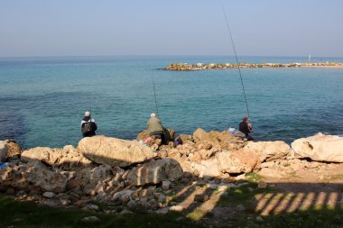 Akdeniz kıyısında