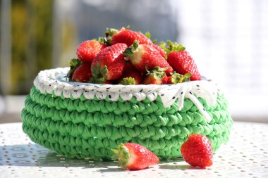 Çilekli tatlı berry