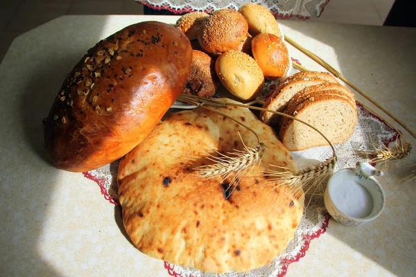 Productos sobre la mesa — Foto de Stock