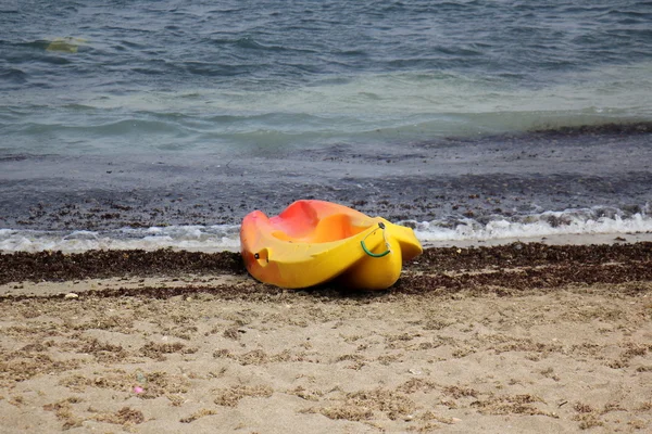Kajak na pláži — Stock fotografie