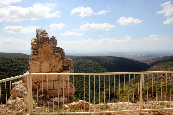 Ancient fortress Yehiam — Stock Photo, Image