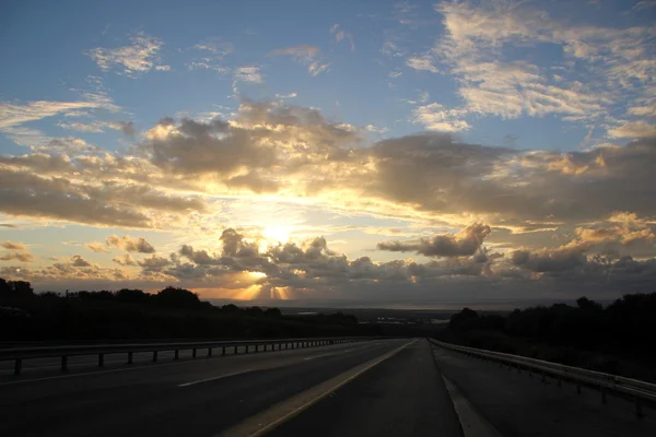 La route - un moyen de communication — Photo