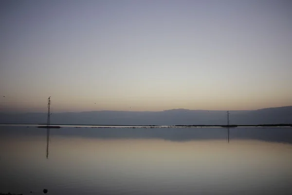 死海的黎明 — 图库照片