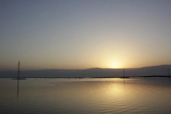 죽은 바다의 새벽 — 스톡 사진