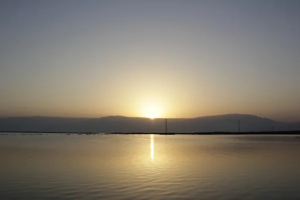 Amanhecer do Mar Morto — Fotografia de Stock