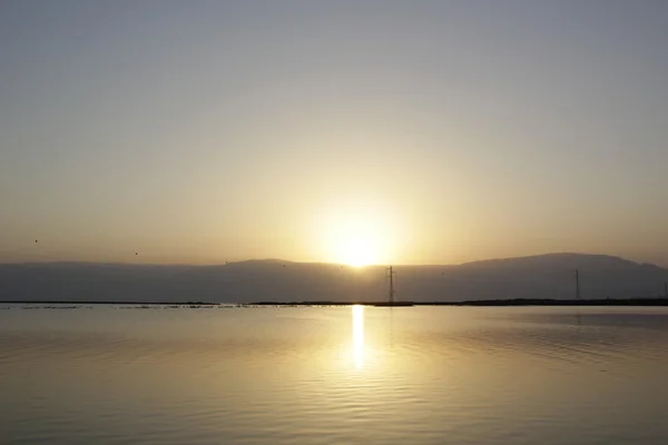 Amanhecer do Mar Morto — Fotografia de Stock