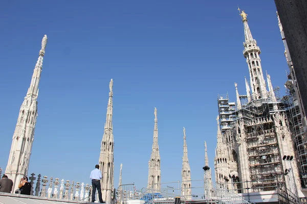 A milánói katedrális — Stock Fotó