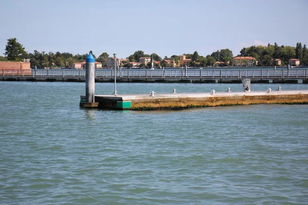 Berth place for mooring vessels — Stock Photo, Image