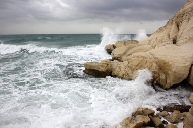 Akdeniz kıyısında