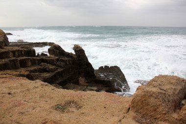 Akdeniz kıyısında