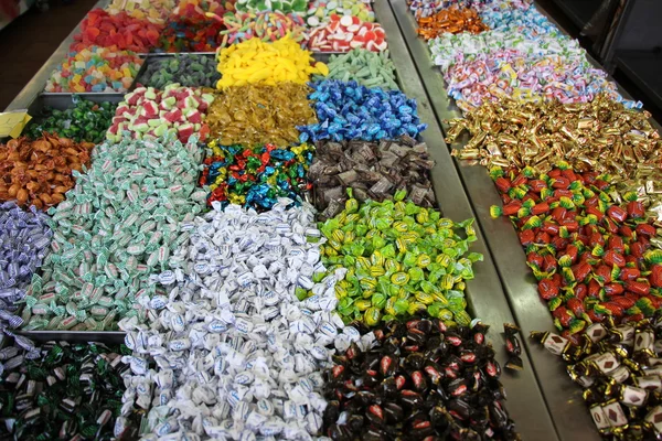A számláló a keleti édességek — Stock Fotó