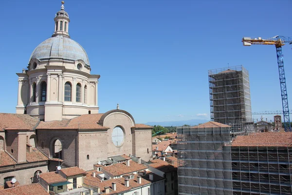Tak över den antika staden Mantova — Stockfoto