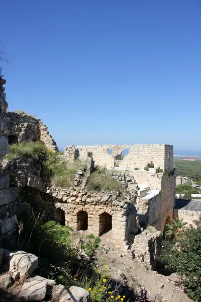 Antik kale Yehiam — Stok fotoğraf