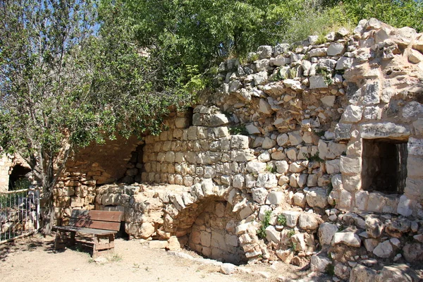 古代堡垒 Yehiam — 图库照片