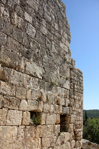 Ősi erőd Yehiam — Stock Fotó