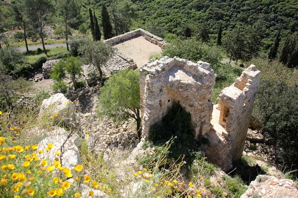 Starobylé pevnosti Yehiam — Stock fotografie