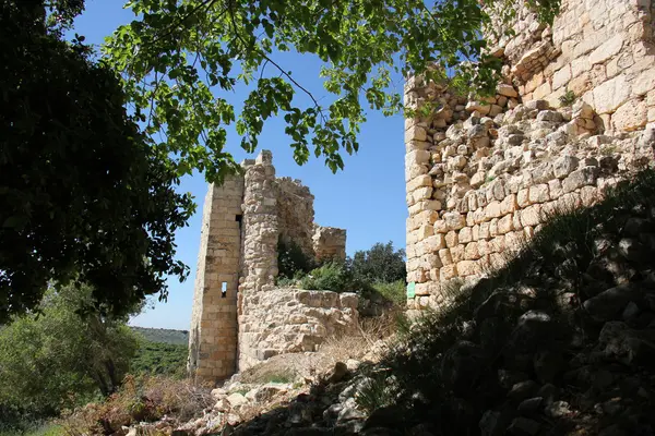 Antica fortezza Yehiam — Foto Stock