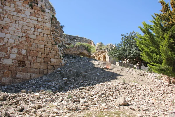 Antik kale Yehiam — Stok fotoğraf