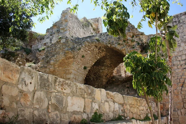 Αρχαίο φρούριο Yehiam — Φωτογραφία Αρχείου